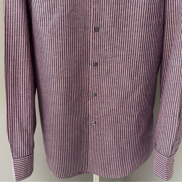 Boss Slim Fit Stripe Shirt - Picture 4 of 10